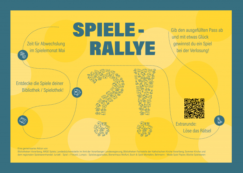 Plakat Spiele-Rallye 2024