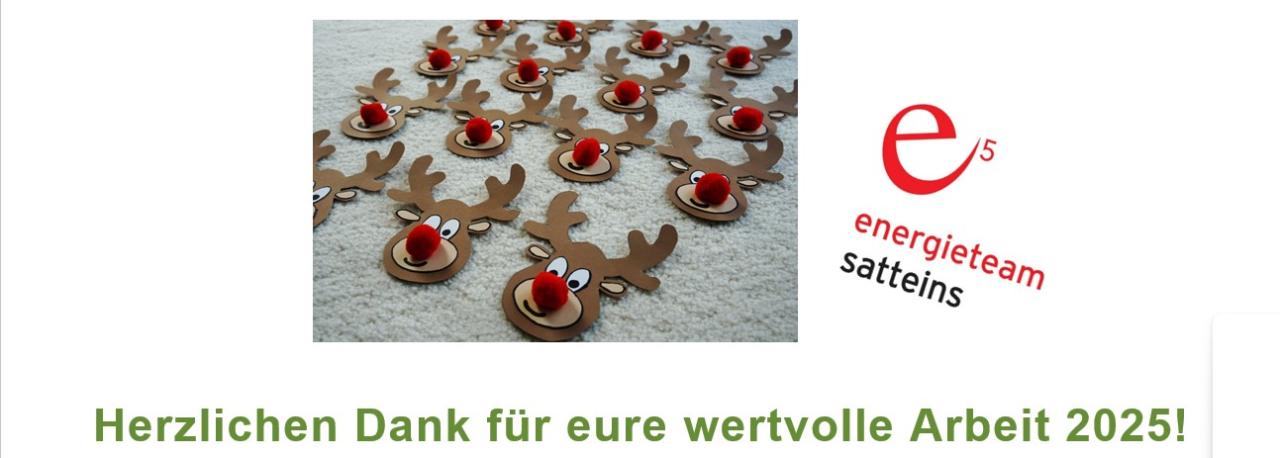 Banner e5 Gemeinde sagt Danke