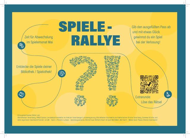 Spiele Rallye Poster
