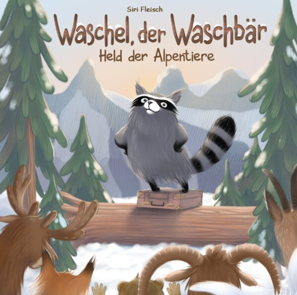Waschel der Waschbär