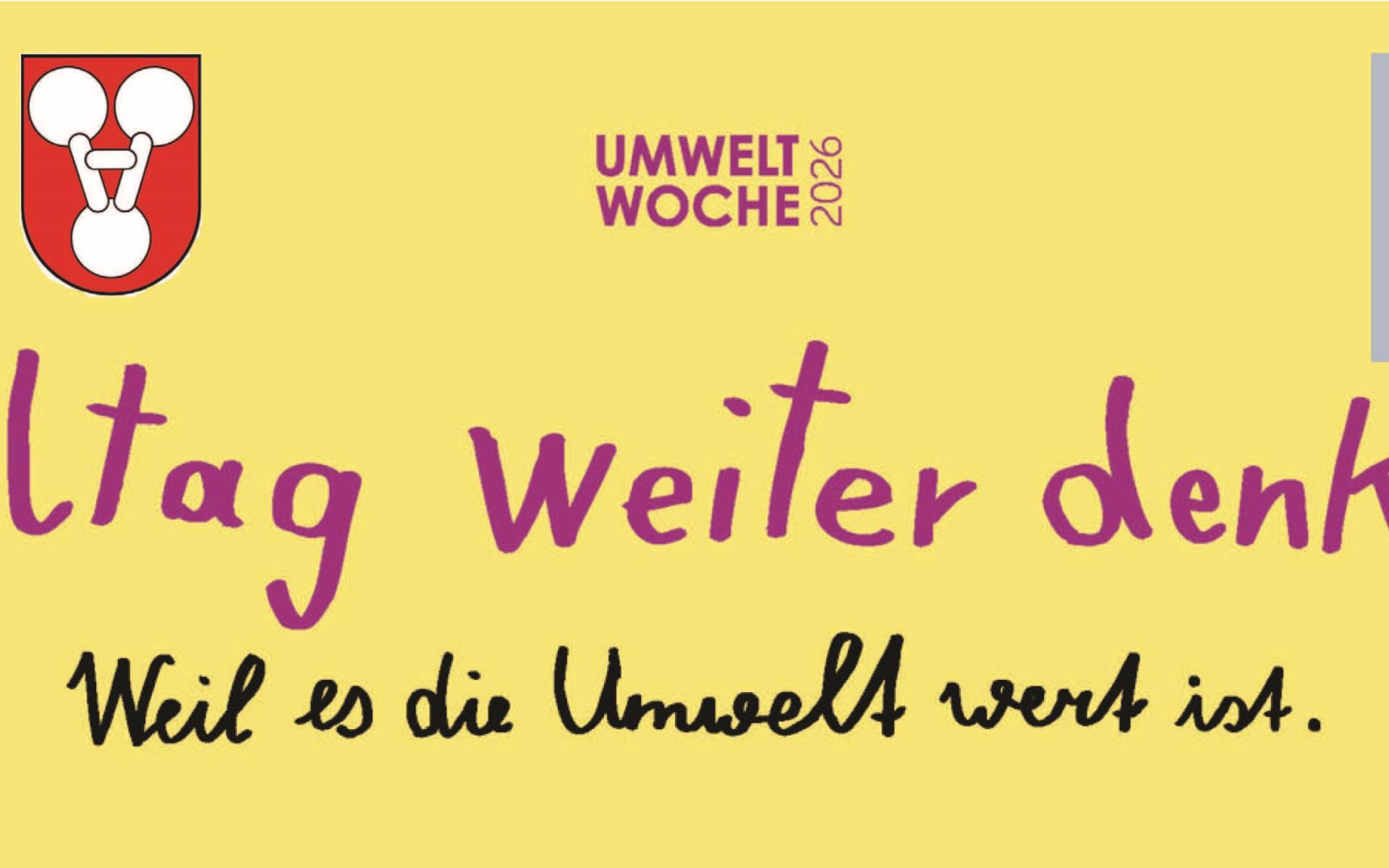 Banner Umweltwoche 2026
