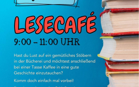 Plakat Lesecafé 6.7.2025